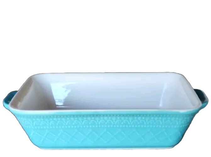 Pioneer Woman ~ Wishful Winter Pattern ~ 1.74 Qt. ~ Rectangular ~ Ceramic Baker