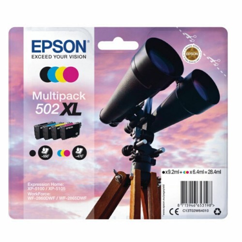 Fabrycznie nowe wkłady atramentowe Epson 502XL do WorkForce WF-2860DWF WF-2865DWF Partia - Zdjęcie 6 z 6