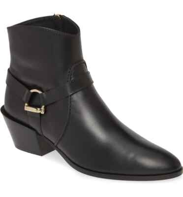 Tod's Tex Booties Leather Ankle Boots Buckles Ankle Harness Shoes 39.5 $975