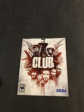 The club ps3 Manual Only