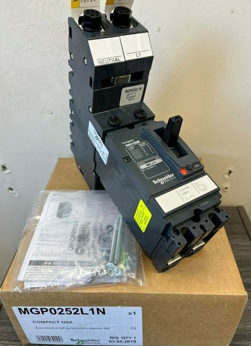 SCHNEIDER MGP0252L1N 25AMP 2 POLE PANELBOARD MCCB COMPACT NSX100M MERLIN GERIN - Picture 2 of 3