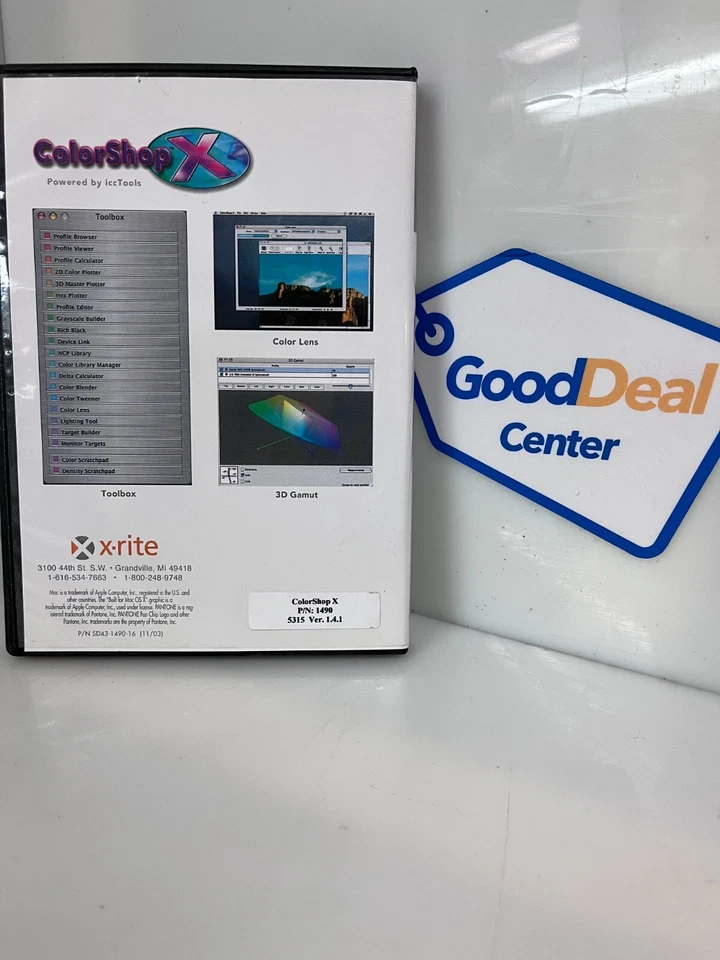 Gerenciamento de cores Xrite X-rite ColorShop X Mac e Windows - Imagem 2 de 3