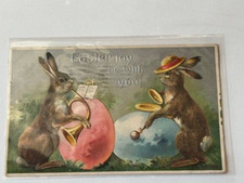 Vintage Post Card Easter Joy be with you Oste...
