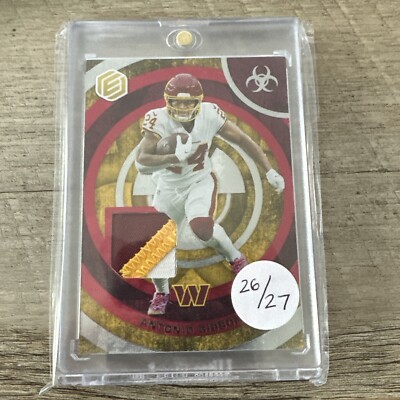 13/27 Antonio Gibson 2022 Elements Critical Mass 3 Color Patch Commanders