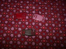 Wet Nose Designs Camelot Flower Medallion Dog Collar Pink Flowers COLOR Buckle