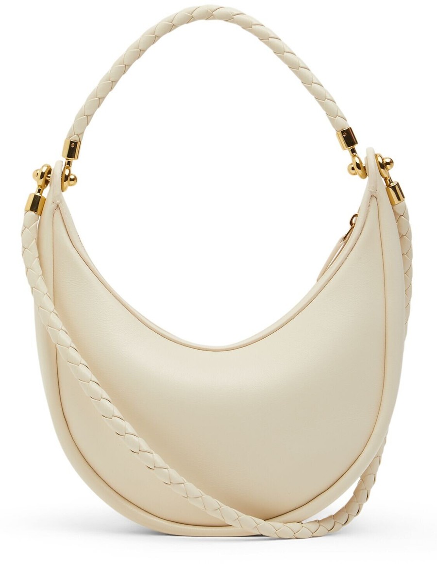 ★BOTTEGA VENETA★Hula Hoop ショルダーバッグ Bottega Veneta Hula Hoop Sea Salt Leather Shoulder Bag New