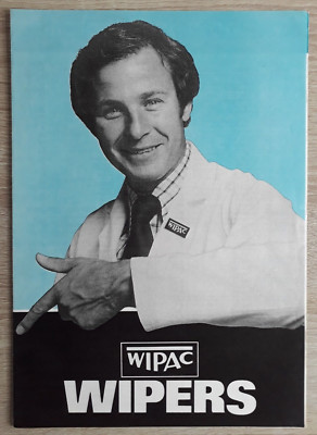 Wipac Scheibenwischer Anwendungstabelle Prospekt um 1975 - beliebte Modelle ab 1959