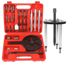 21 in1 Bearing Disassembly Puller Inner Hole Removal Tool Three-jaw Puller Set