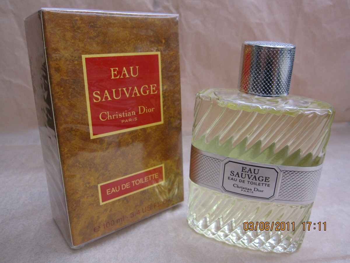 VINTAGE* EAU SAUVAGE by DIOR 3.4 oz / 100 ML Eau De Toilette