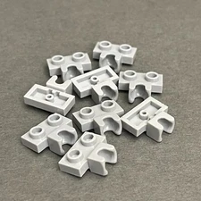 Lego 14704 Light Blue Gray Replacement Add-on Pieces Parts Lot of 9