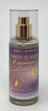 1 BATH  BODY WORKS SNOWFLAKES  CASHMERE FRAGRANCE MIST SPRAY TRAVEL SIZE 2.5OZ