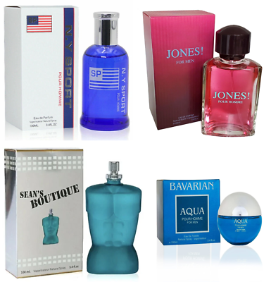 Men's Eau de Parfum 4 PCS Cologne Jones! Sean's Boutique NY Sport