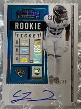 CJ HENDERSON AUTO /23 PANINI CONTENDERS ROOKIE TICKET Auto Jaguars Rookie Auto
