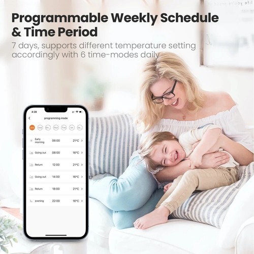 Smart Thermostat Radiator Valve TRV Controller – Alexa & Google ZigBee Tuya App - Picture 6 of 6