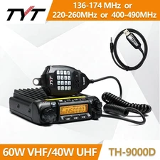 Tyt Th-9000d Mono Band Mobile Transceiver 65 W 200 Channel Car Truck Ham Radio