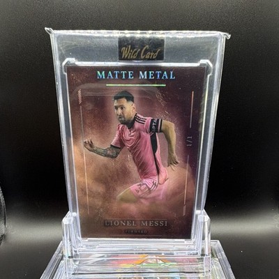 Wild Card Matte Metal Lionel Messi Inter Miami CF Serial #1/1 Soccer 2026