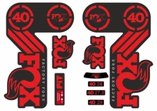 FOX 40 Heritage 2015 Fork Suspension Factory Decal Sticker Adhesive Red