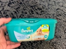 Empty Pampers Pop Up Baby Wipes Dispenser Plastic Container Only Discontinued