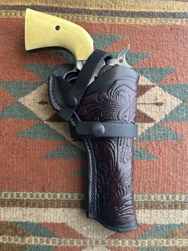 Western Style Field Holster Fit Colt 1873 SAA Uberti Pietta EMF Taurus 5.5"