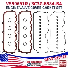 For Ford 6.0L Powerstroke Gasket Set for Valve Cover Rocker Box Carrier 2003-10