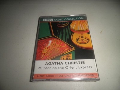 AGATHA CHRISTIE - MURDER ON THE ORIENT EXPRESS  - AUDIO BOOKS  2 CASSETTES  new