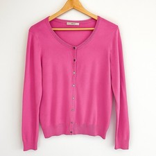 George Women  s Pink Button Front Long Sleeve Cardigan UK 12
