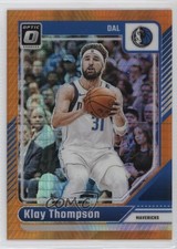 2024-25 Panini Donruss Optic Orange Hyper Prizm 174/299 Klay Thompson #9 1pi0