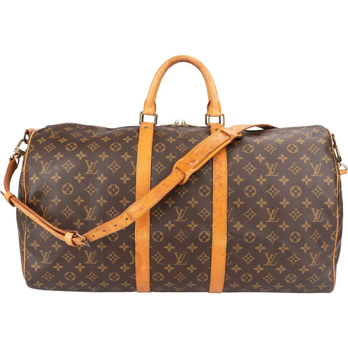 Louis Vuitton Monogram  Keepall 55 Bandoulière Travel Bag    Tasche