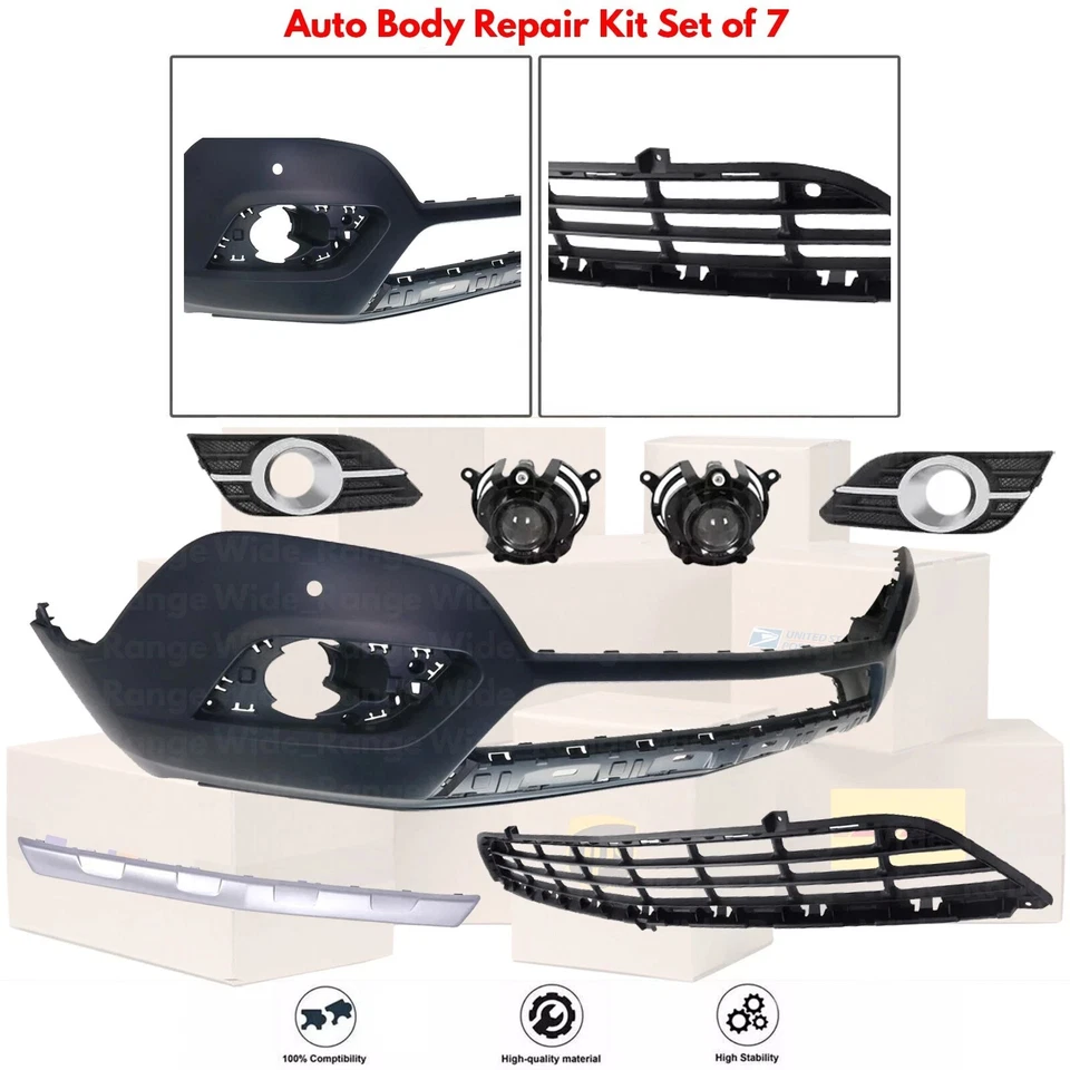 Front Lower Bumper Cover & Fog Light Assembly Kit 2013-2016 Buick Encore Foto 2 de 4