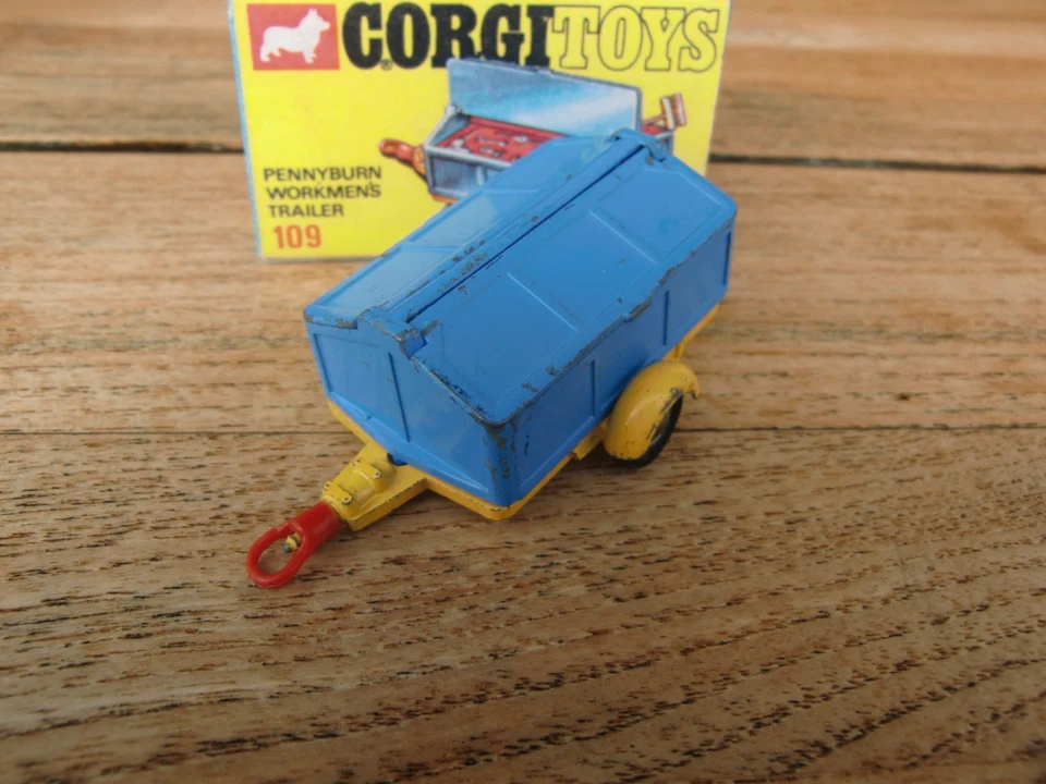CORGI TOYS England 109 Pennyburn Workmen's Trailer Anhänger  1:43 + Repro Box - Bild 2 von 4