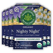 Traditional Medicinals Tea, Organic Nighty Night, Relax Get a Good Nights