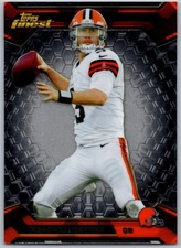 2013 Finest 12 Brandon Weeden    Cleveland Browns Football Card