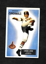 1955 BOWMAN #5 LINDON CROW - NM++ W/MINOR SCRATCH - 4.99 MAX SHIP COST