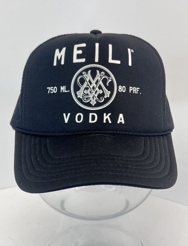 Meili Vodka Black Snap Back Trucker Hat Jason Momoa Brand Hat Cap