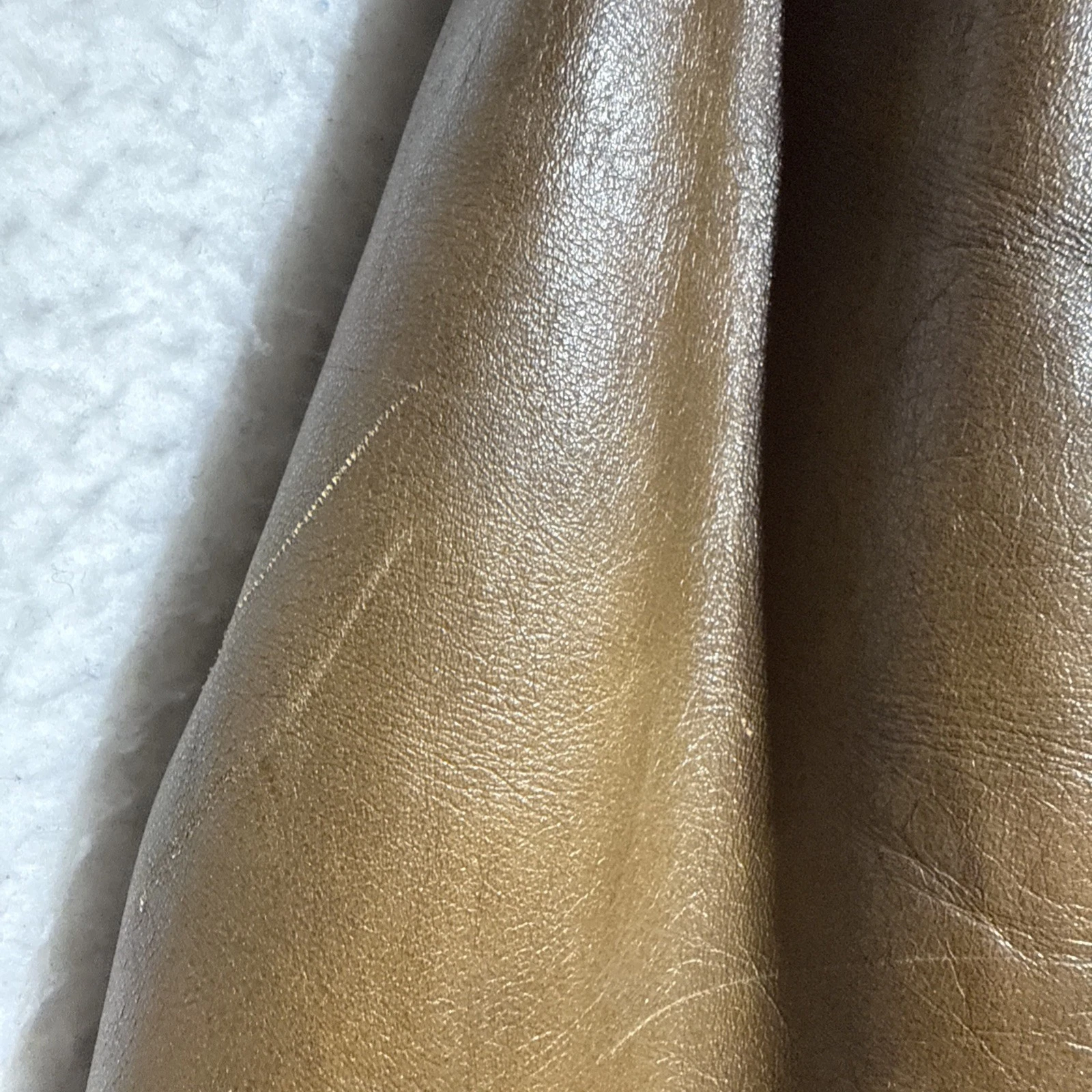 VTG 70s Leathers Ltd by Campus Brown Leather Barnstormer Jacket Belted Men’s L - product detail image 3