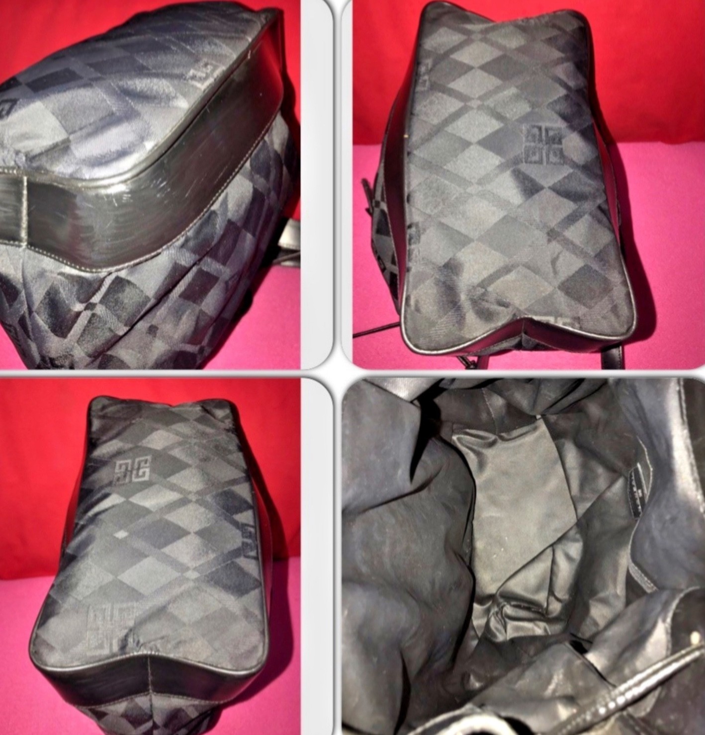 Givenchy Drawstring Monogrammed Canvas Leather Sh… - image 7