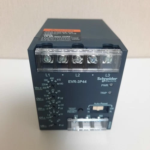 Schneider Samwha EVR-3P44 Electronic Voltage Relay 3P AC Voltage UV 140~440V
