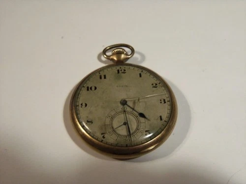 Elgin 17 Jewels Antique Pocket Watch in a 20 Year Wadsworth Case