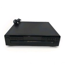 Sony CDP-CE305 5-Disc CD Changer Carousel Player Home Stereo Tested No Remote