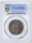 1862-S 50C Seated Liberty Half Dollar XF Detail Cleaned PCGS 54281745