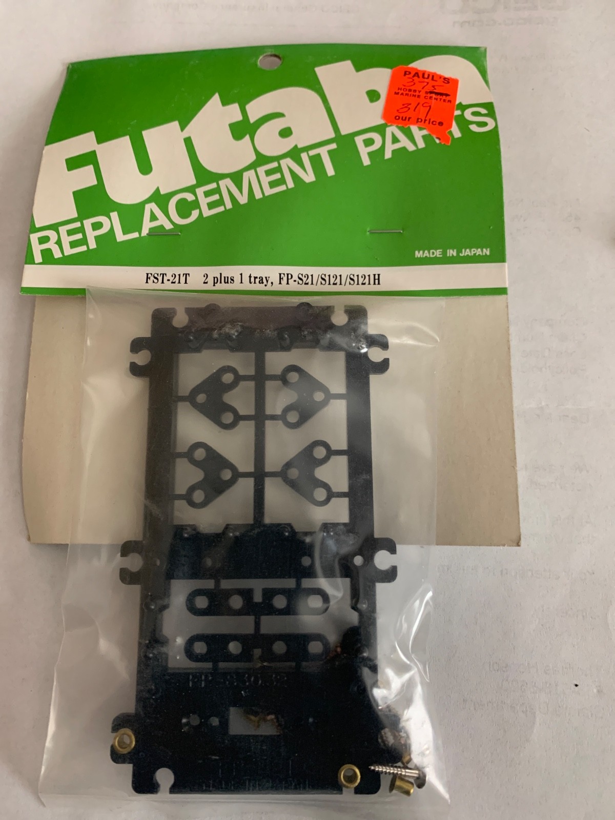 Vintage Standard Servo Mount Tray RC Remote Control  FUTABA FST-21T FP-S21 NOS