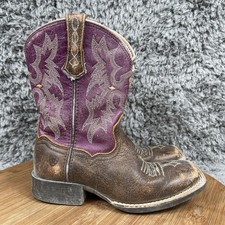 Ariat Tombstone Boots Youth Kids Size 11 Square Toe Cowboy Western 10015390