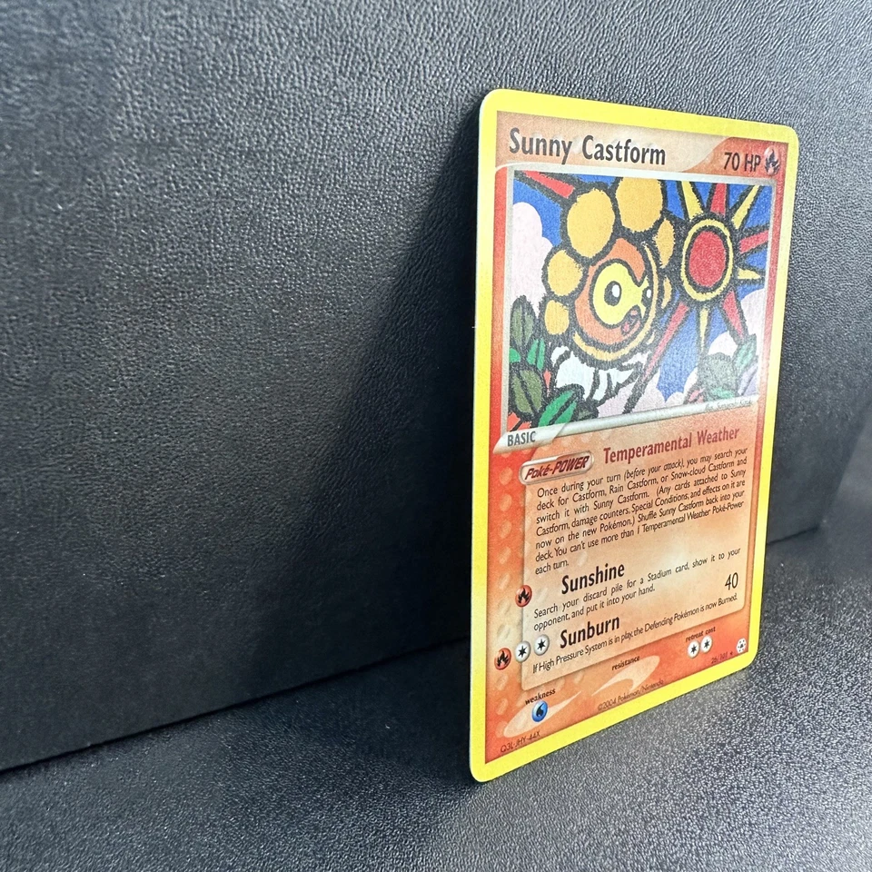 Pokémon Sunny Castform EX TCG Card Hidden Legends 26/101 Rare NM Condition - Image 2 of 4