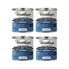 8 Oz. Clear Matte Water-Based Interior Polyurethane 4-Pack 