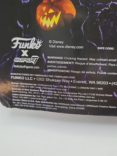 Funko ReAction Super7 Nightmare Before Christmas Clown Tear Away Face Figure NIP - Picture 5 of 10