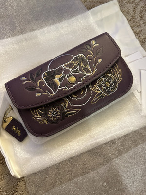 Rare Coach Tattoo Foldover Clutch/Wristlet - 11\