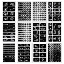 524 Reusable Temporary Tools India Henna Template Hand Body Art Tattoo Stencils