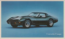 1979 Chevrolet Corvette Coupe Postcard UNP