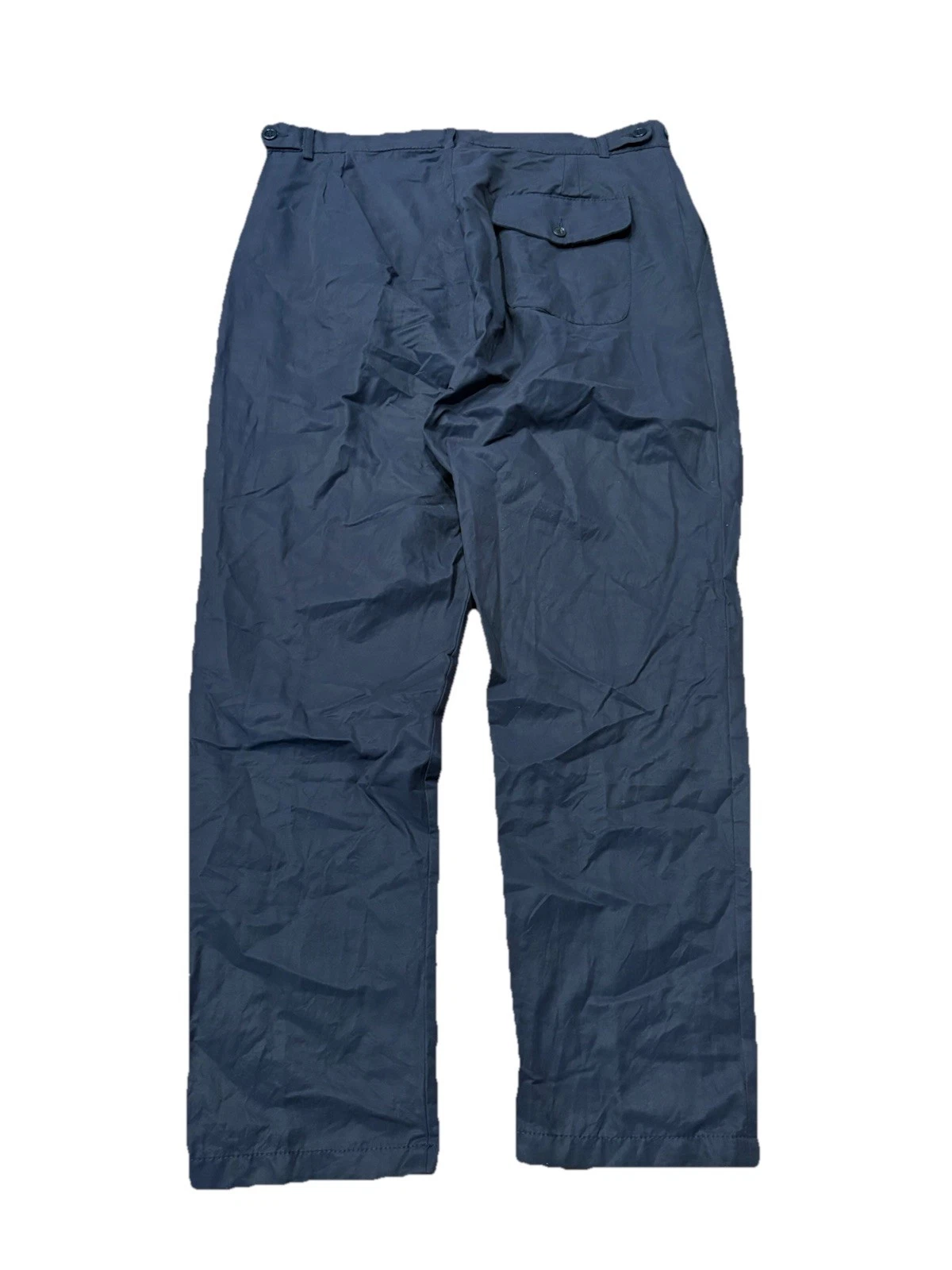 Sunnei Blue Silky Trousers Pants Size XL 35x29 Italy Designer