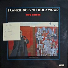 Frankie Goes To Hollywood Two Tribes Vinyl Record 12" VG/VG 12ZTAS 3 1984